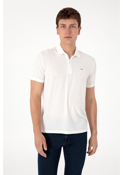 U.s. Polo Assn. Regular Fit Erkek Polo T-shirt 2102921 Krem