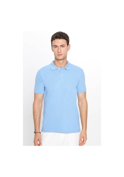 Tudors Erkek Slim Fit Dar Kesim Pamuklu Yumuşak Dokulu Serin Tutan Kumaş Düz Pike Mavi Polo Yaka Tişört-31626 Mavi Tudors Erkek Slim Fit Dar Kesim Pamuklu Yumuşak Dokulu Serin Tutan Kumaş Düz Pike Mavi Polo Yaka Tişört-31626 Mavi