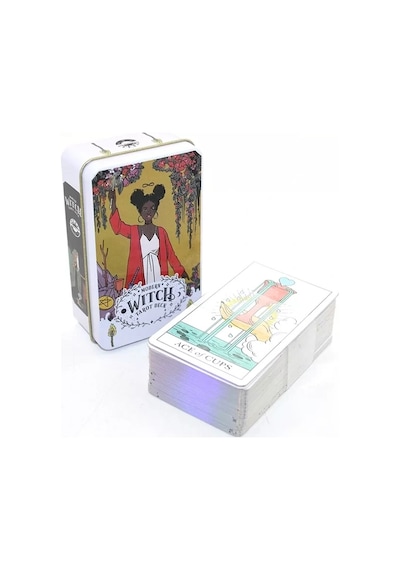 Modern Witch Metal Kutulu Tarot Kartı Alk2769