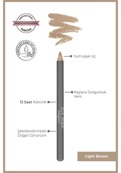 Kaş Kalemi Eyebrow Pencil Nude Çok Renkli