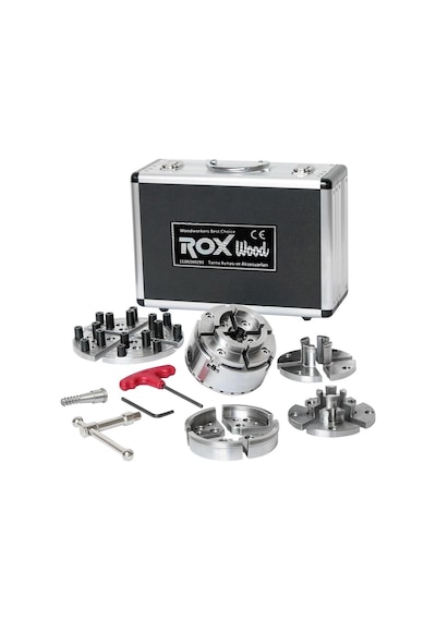 Rox Wood 0293 4 Çeneli Ahşap Torna Aynası Ve Aksesuarları 6 Parça