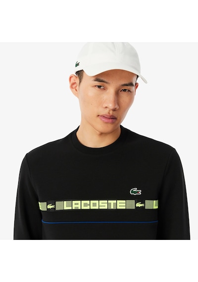 Lacoste Sh4767 Erkek Sweatshirt Siyah
