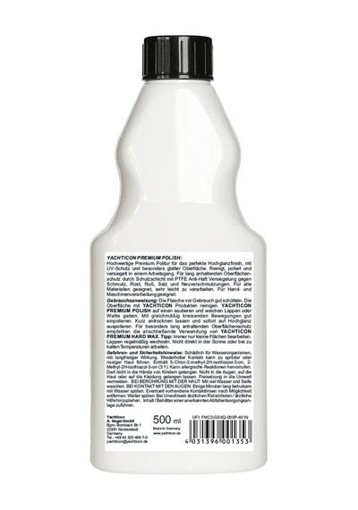 Yachticon - Teflonlu Premium Cila 500 Ml : Tekneleriniz İçin Teflon Güvencesiyle Fabrika Çıkışlı Göz Kamaştırıcı Parlaklık