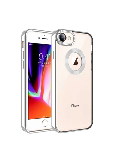 Apple Uyumlu  iPhone Se 2020 Kılıf Kamera Korumalı Logo Gösteren Zore Omega Kapak