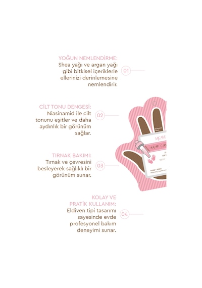 Mjcare Premium Hand Care Pack - Eldiven Tipi El Maskesi 10'lu
