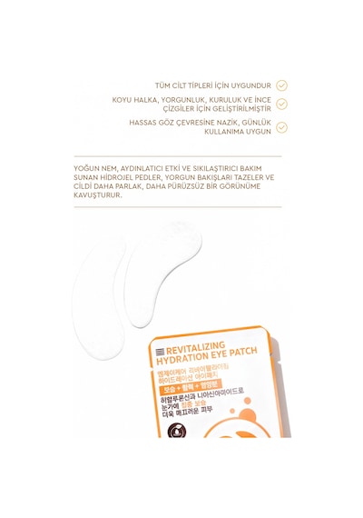 Revitalizing Hydration Eye Patch - Aydınlatıcı Ve Nemlendirici Göz Maskesi