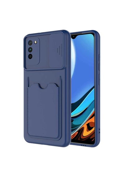 Xiaomi Poco M3 Kilif Deri Görünümlü Kartlikli Kamera Korumali Sil 502089814