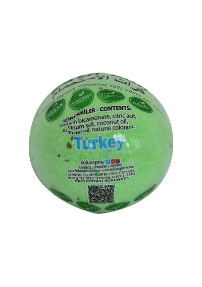 Enjoy El Yapımı Okaliptuslu Banyo Bombası Banyo Topu Yeşil 100Gr