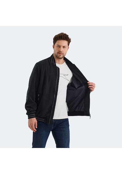 Slazenger BOMBERS Erkek  Koyu Gri Mont & Kaban