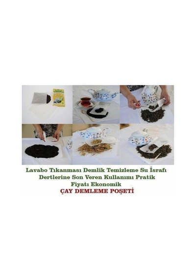 Ev Tipi Pratik Çay Demleme Poşeti 25'li Paket Plastik Diğer