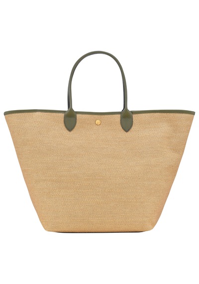 Longchamp Le Pliage Collection L Basket Bag Kadın Omuz Çantası 10308 Hgk Yeşil - Bej
