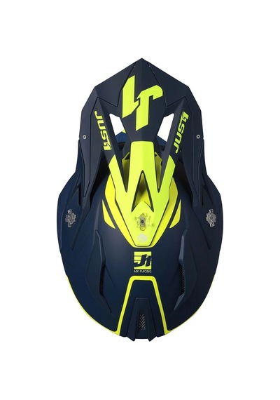 Just1 J18 +mıps Pulsar Kros Kask Sarı - Mavi