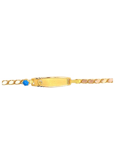 Cigold Taşlı Çocuk Bileklik 14 Ayar Altın 1.91 Gr Oa-c11203029256 Renkli Çok Renkli