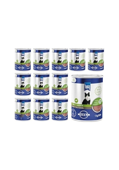 Yetişkin Kedi İçin Kuzulu Pate 400 Gr X 12 100 G