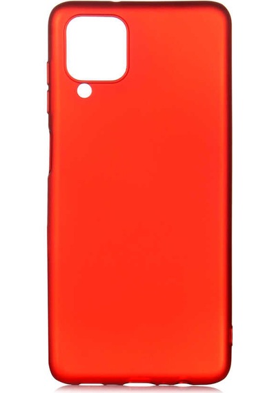 Samsung Uyumlu Galaxy A12 Kılıf Zore Premier Silikon Kapak Kırmızı