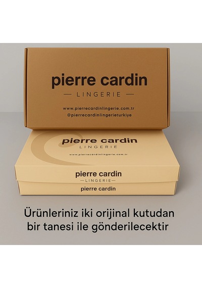 Pierre Cardin Kadın Siyah 6224 Balenli Desteksiz Toparlayıcı Dantelli Kalın Askılı Minimizer Sütyen