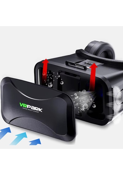 Microcase Vrpark J50 Bluetooth Kulaklıklı 3D Sanal Gerçeklik Gözlüğü