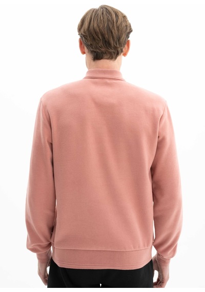 AR-MA Arma Erkek Regular Fit Kazak Selanik Kumaş Polo Yaka Düğmeli Sweatshirt Kazak 001