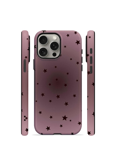 Velvoria Valestra Rose Star Dust Apple iPhone Uyumlu 15 Pro Darbe Korumalı Kılıf Valestra Select - Rose Star Dust