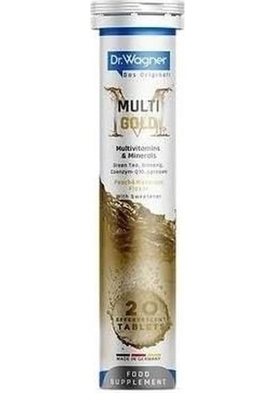 Dr. Wagner Multi-Gold Multivitamin+Mineral 20 Efervesan Tablet