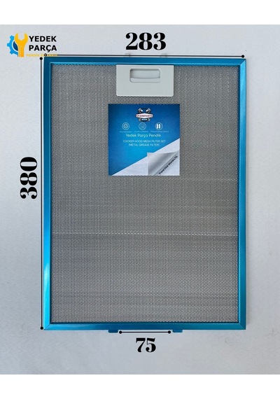 Electrolux Uyumlu: Eft6621x 283x380 Mm Aspiratör & Davlumbaz Tel Yağ Filtresi Model: 00422872 - 4055107017 Gf03qb 28,3x38 Cm