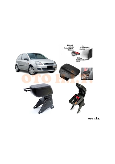Ford Fiesta 02-08 Uyumlu Kol Dayama Ve Kolçak Sürgülü