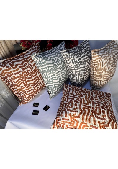 Nivemeshome Lucca Pl04 Yeni Sezon Kırlent Kılıfı Yeşil 45 X 45
