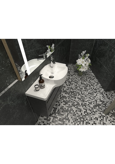 Turkuaz Seramik Cerastyle Harmony 80 x 37.5 x 26.4CM Lavabo