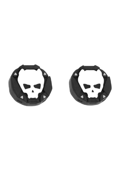 3d Skull Ps5/ps4/ps3/xbox One/one X/one S/series X/series S 3d Analog Silikon Koruyucu -4 Adet Siyah-2
