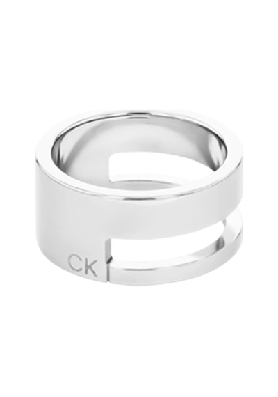 Calvin Klein Ckj35000680c Kadın Yüzük 54 Mm Metalik