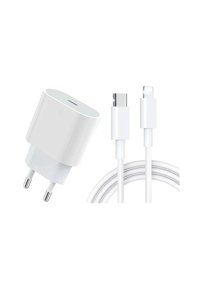 Apple iPhone Uyumlu  14 13 12 11 Xr Xs Max 20w Lightning Şarj Adaptörü Kablo Dahil Standart