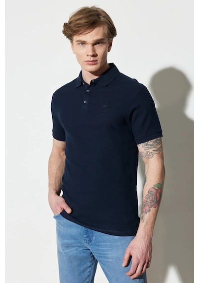 Wrangler Erkek Polo T Shirt W231325410 410 LACİVERT Lacivert