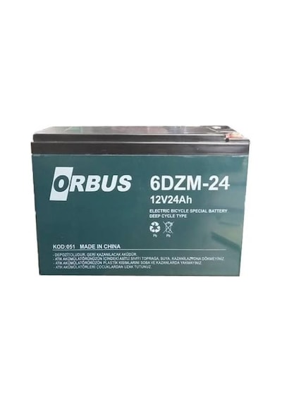 Orbus 12v 24ah Elektrikli Bisiklet Aküsü N11.1945