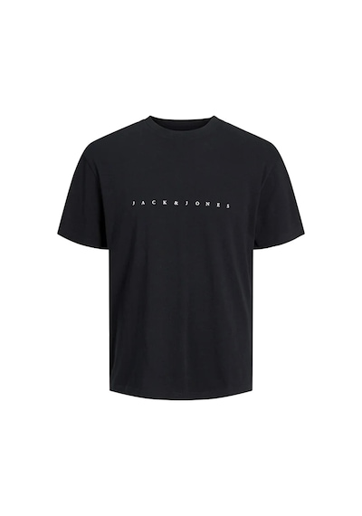 Jack & Jones Jack&jones 12234746 0 Yaka Erkek Tshirt - Siyah SIYAH