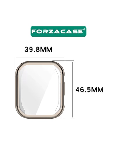 Forzacase Xiaomi Redmi Watch 6 İle Uyumlu Önü Kapalı Ekran Korumalı Silikon Kılıf - Fc010
