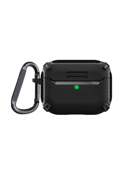 Apple AirPods Uyumlu Pro 2 Kılıf Zore Airbag 26 Silikon Siyah