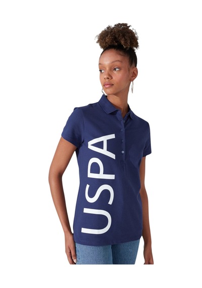 U.S. Polo Assn. Kadın Polo Yaka Tişört Lacivert