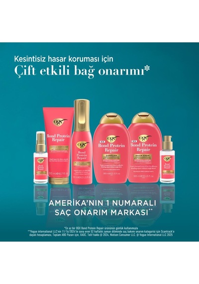 Ogx Bond Protein Repair Bağ Onarıcı 1 Dakikada Bakım Maskesi 200 Ml