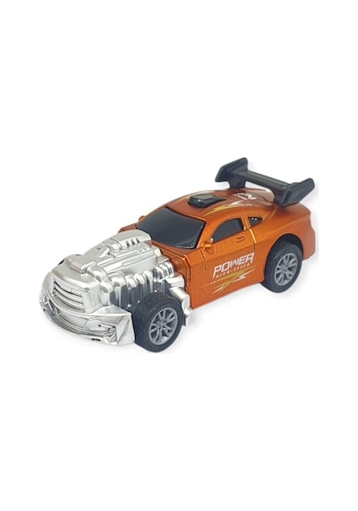 Çek Bırak Metal Küçük Arabalar 8 Cm - Sh40031 - Turuncu Lisinya
