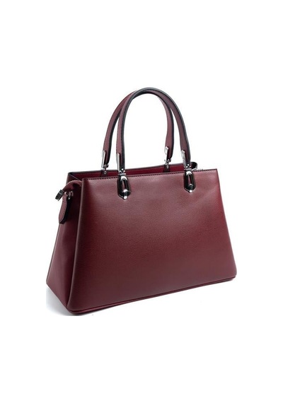 Silver Polo Sp1253 Kadın El Çantası Düz Bordo-bordo