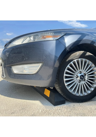 Kauçuk Stoper Ankara Kauçuk Araç Durdurucu Kauçuk Otopark Stoperi 184x16x10 Cm 2 Adet