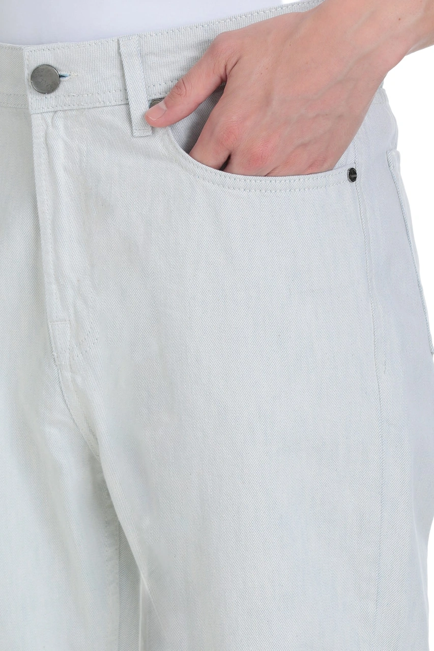 Hatemoğlu Taş Regular Fit 5 Cep 100% Pamuk Kot Pantolon Taş
