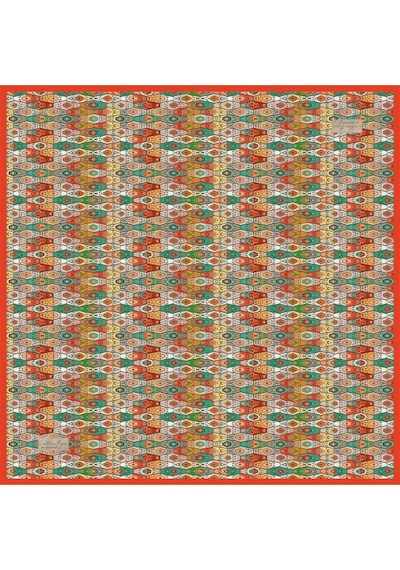 La Boutique 2548-02 Sura İpek 90x90 Karışık