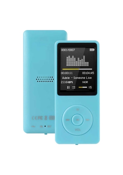 8gb Hafıza Kartlı Bluetoothlu Mp3 Çalar Fm Radio Dahili Hoparlör Ekranlı Müzik Çalar