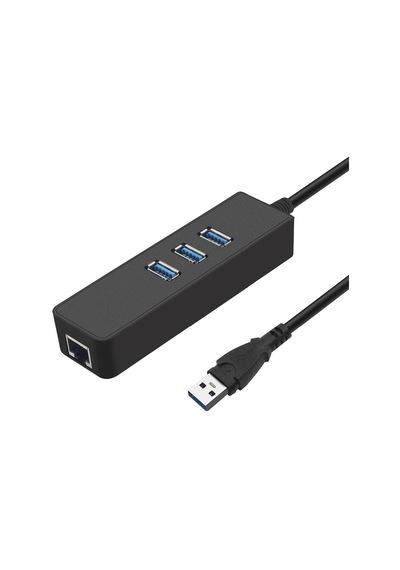 USB 3.0 To Gigabit Ethernet RJ45 + 3 Port HUB Çoklayıcı Adaptör