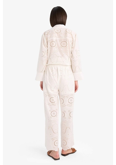 Defacto Regular Fit Brode Plaj Pantolonu-fall İn Love E4711ax25smwt16 Beyaz