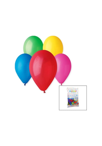 Gemar-g90 14/a Renkli Klasik Balon 080 26cm 10'' 100 Adet Standart