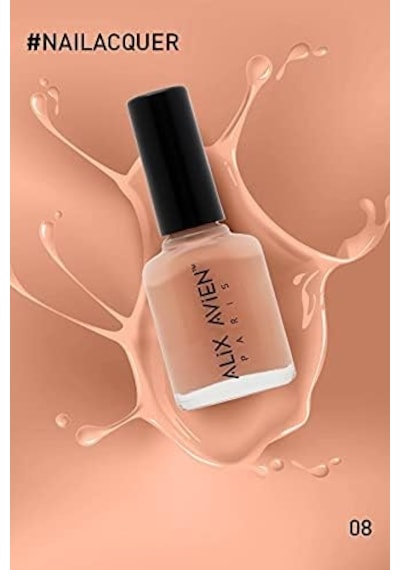 Nude Oje 08 - Yüksek Pigmenttli Uzun Süreli Kalıcılık Hızlı Kuruma - Nail Lacquer 08