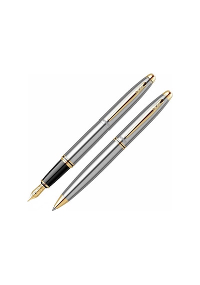 Scrikss Isminize Özel 88 Gold Krom Tükenmez+Dolma Kalem Set