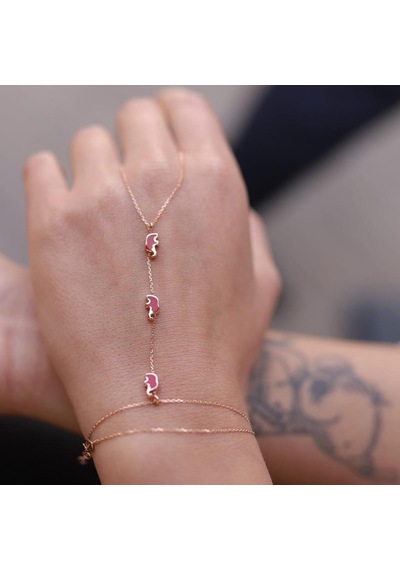 Mineli Mini Fil Şahmeran Rose Gold